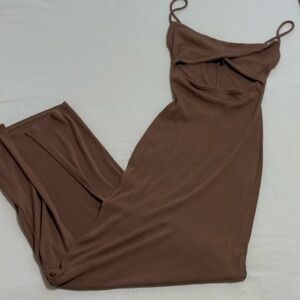 Windsor Brown Maxi Dress